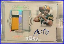 2018 Flawless Aaron Rodgers On-Card Patch Autograph #7/10 Packers + NT BIN STEAL