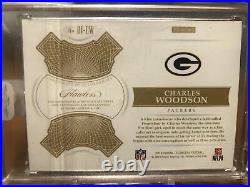 2018 Flawless Football Charles Woodson Distinguished Patch Auto #2/10. Packers