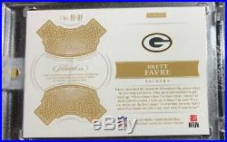 2018 Flawless Gold Distinguished Brett Favre Packers Patch AUTO 06/10 Nice Patch