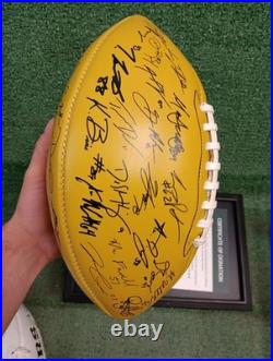 2018 Green Bay Packers Football Autographed 100 Seasons Give Back + Brett Favre