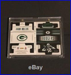 2018 Panini Playbook Aaron Rodgers 3X Jersey Patch Autograph #ed 11of15 Packers
