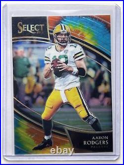 2018 Panini Select Football Packers Aaron Rodgers Field Level Tie Dye /25