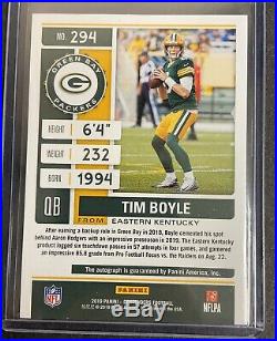 2019 Contenders TIM BOYLE CRACKED ICE #/23 Rookie Auto EASTERN KENTUCKY PACKERS