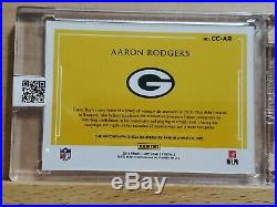 2019 Impeccable Aaron Rodgers Canvas Creations ON CARD Auto SSSP 2/10 Packers