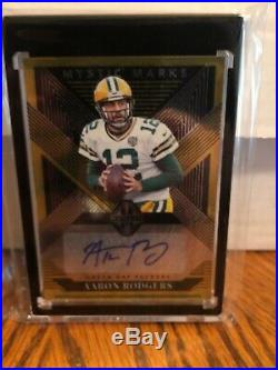 2019 Majestic Aaron Rogers Green Bay Packers Mystic Marks Auto 2/2 Autographed