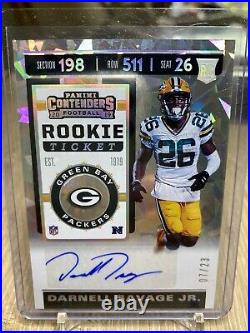 2019 Panini Contenders DARNELL SAVAGE JR Rookie Ticket CRACKED ICE Auto #7/23