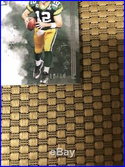 2019 Panini Impeccable Victory Signature Aaron Rodgers Ssp 10/10 On Card Auto