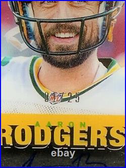 2019 Panini Pinnacle Inscriptions Aaron Rodgers Auto 01/25 Packers