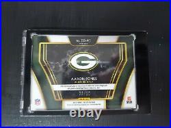 2019 Panini Select Football Aaron Jones Gold Auto Numbered /10 Packers Nfl
