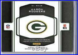2019 Playbook Aaron Rodgers Signature Materials Auto 4/10 Packers 2 Color