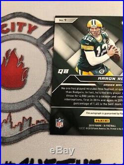 2019 XR Aaron Rodgers Packers Gold Parallel Autograph. 2/5! SSP Auto