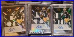 2020 AJ Dillon Panini XR Rookie Patch Auto Complete Set 1/1 Laundry Tag