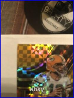 2020 Aaron Rodgers Select Gold 2/10 Patch Green Bay Packers