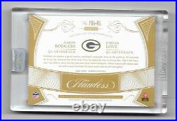 2020 Flawless Aaron Rodgers / Jordan Love Dual Encased Autograph #10/10 Packers