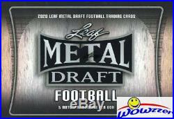 2020 Leaf Metal Draft Football EXCLUSIVE Factory Sealed HOBBY Box-5 AUTOGRAPHS