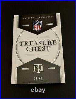 2020 National Treasures Treasure Chest /49 Jersey Patch HOF Rice/Moss/LT/Sanders
