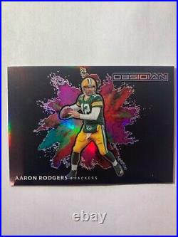 2020 Obsidian SSP Case Hit Aaron Rodgers COLOR BLAST BLACK Green Bay Packers