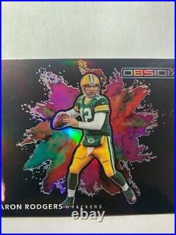 2020 Obsidian SSP Case Hit Aaron Rodgers COLOR BLAST BLACK Green Bay Packers