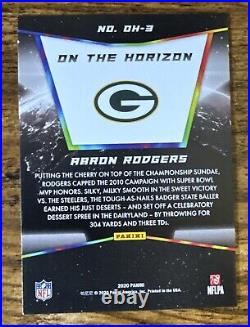 2020 Panini AARON RODGERS On The Horizon Case Hit! Green Bay Packers HOF QB