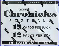2020 Panini Chronicles Football NFL New Sealed Fat Pack Cello Box Herbert Burrow