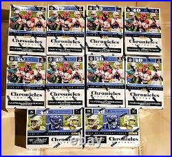 2020 Panini Chronicles LOT OF 10 Football NFL Blaster Box NEW PINK PARALLELS