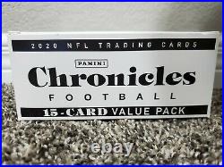 2020 Panini Chronicles NFL Football Value Cello Pack LOT OF 12 BOX Case not seal