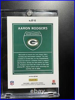 2020 Panini Donruss OPTIC Aaron Rodgers Downtown Silver Prizm SSP Case Hit! Mint