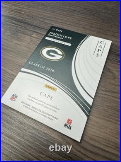 2020 Panini Immaculate Green Bay Packers Jordan Love ROOKIE PLAYER Patch #/15 RC
