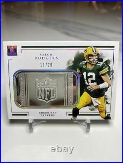 2020 Panini Impeccable AARON RODGERS Troy Oz Silver NFL #18/20 PACKERS