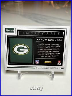 2020 Panini Impeccable AARON RODGERS Troy Oz Silver NFL #18/20 PACKERS