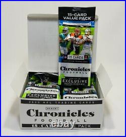 2020 Panini NFL Chronicles Football Trading Card Fat Pack Box of 12 Sealed Packs