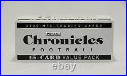 2020 Panini NFL Chronicles Football Trading Card Fat Pack Box of 12 Sealed Packs