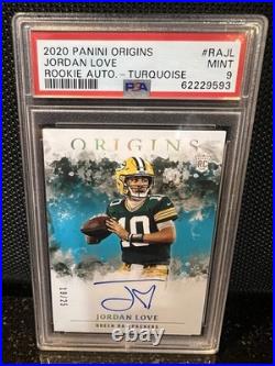 2020 Panini Origins Rookie Autographs Jordan Love #RA-JL Turquoise /25 (RC) 2020 Panini Origins Rookie Autographs Jordan Love #RA-JL Turquoise /25 (RC)