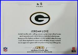 2020 Panini Prizm Color Blast Jordan Love GB Packers Rookie READ DESCRIPTION