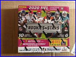 2020 Panini Rookies & Stars NFL Football Longevity Mega Box 1 Autographed Card