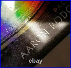 2020 Panini Select Aaron Rodgers Purple Prizm Patch Auto 10/10