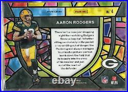 2020 Prizm Aaron Rodgers Stained Glass SSP Packers