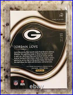 2020 Select JORDAN LOVE Field Level WHITE PRIZM rookie RC #11/35 Packers RARE