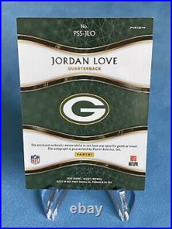 2020 Select JORDAN LOVE GOLD Prizm Rookie Jersey Auto /10 RC SSP RPA Packers