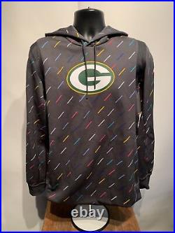 2021-22 Nike Green Bay Packers NFL Football Crucial Catch Hooded Sweatshirt XL