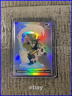 2021 Panini Donruss Aaron Rodgers Downtown CASE HIT! Fresh Pull Packers MVP