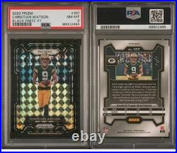2023 Prizm CHRISTIAN WATSON BLACK FINITE 1/1 Green Bay Packers TRUE BLACK Prizm
