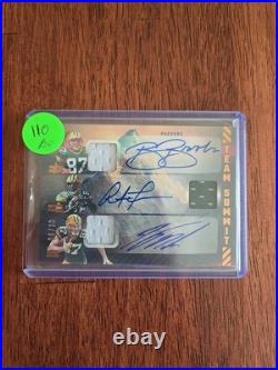 2023 Team Summit Autographs Robert Brooks, Antonio Freeman, Jordy Nelson /30