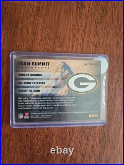 2023 Team Summit Autographs Robert Brooks, Antonio Freeman, Jordy Nelson /30