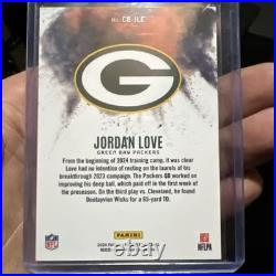 2024 Panini Phoenix Color Blast #CB-JLE Jordan Love Green Bay Packers SSP