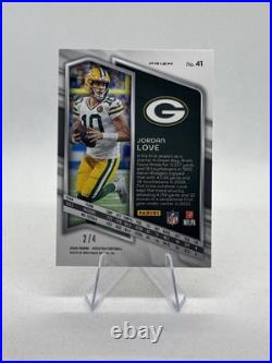 2024 Panini Spectra Jordan Love #41 -Marble Green /4 SSP Green Bay Packers