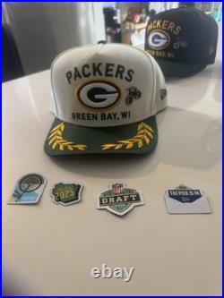 2025 Green Bay Packers Draft Hat 7 1/2 Exclusive Patch you pick one SOLD OUT