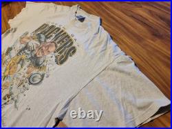 2XL Sterling Sharpe Xplosion Caricature Green Bay Packers VTG Single Stitch