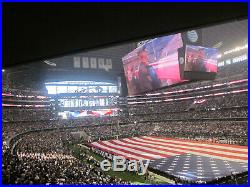 2 DALLAS COWBOYS vs Green Bay Packers Tickets. MAIN LEVEL. ACCESSIBLE & ROOMIE