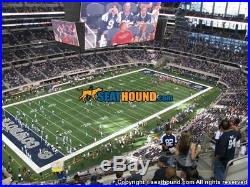 2 Dallas Cowboys Tickets vs. GREEN BAY PACKERS Cowboys Tix Home Game